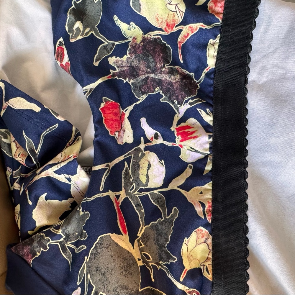 Patagonia Morning Glory Blue Floral Twist Strap Dress S - Picture 5 of 5